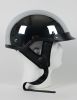 1C - DOT CHROME SHORTY MOTORCYCLE HELMET