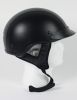 1L - DOT LEATHER SHORTY MOTORCYCLE HELMET