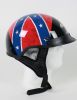 1RF - DOT REBEL FLAG SHORTY MOTORCYCLE HELMET