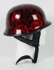 103BYR - DOT German BoneYard Red Motorcycle Helmet