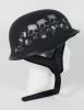 103SP - DOT German Skull Pile Motorcycle Helmet