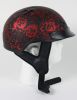 1FBYR - DOT Matte Bone Yard Red Motorcycle Helmet