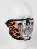 Face Mask - 1/2 Burning Skull Mask Neoprene