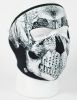 Face Mask - Black & White Skull Face Neoprene