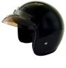 RMTBK - DOT Black 3/4 Motorcycle Helmet. Three Quarter Helmet