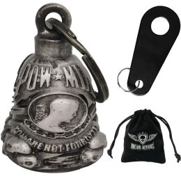 Dream Apparel Flag Motorcycle Bell, for Good Luck and in 3-D, Light Weight, Impact Resistant