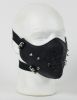 Face Mask - 1/2 Punk Rivet Black