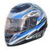 RZ80BG - DOT Full Face Blue Graphic Motorcycle Helmet