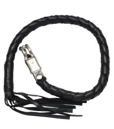 36" length Get Back Whip 3" Fat Black