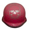 German BoneYard Pink Novelty Motorcycle Helmet