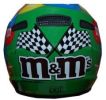 M&M Licensed Green MotoX Motorcycle Helmet