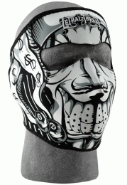 Face Mask - Lethal Threat Jester Skull Neoprene