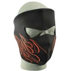 Face Mask - Orange Flame Neoprene