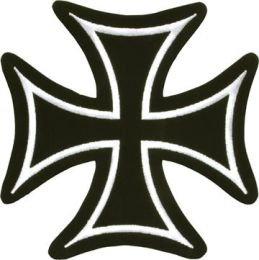 Iron Cross White Border Patch