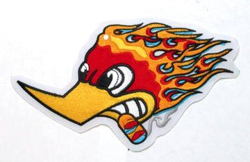 Flaming Duck with No Border