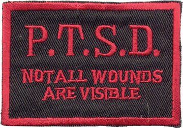 "P.T.S.D. Not All Wounds Are Visible" Patch