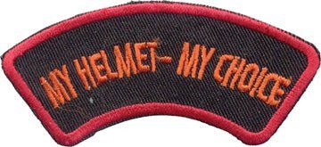 "My Helmet- My Choice" Patch