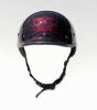 EXBYR - DOT POLO BONEYARD RED MOTORCYCLE HELMET