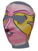 Face Mask - Ladies Pink Mardi Gras Neoprene