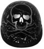 Polo Boneyard Black Novelty Motorcycle Helmet