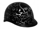 Polo Boneyard Black Novelty Motorcycle Helmet