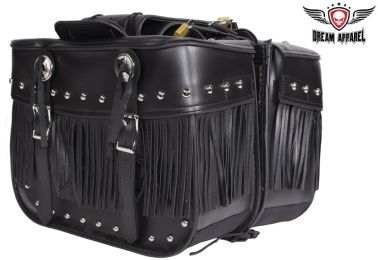 PVC Motorcycle Saddlebag With Lock