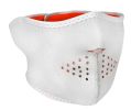 Face Mask - 1/2 High-Vis Orange/ Reversible to White Neoprene Half  Face Mask