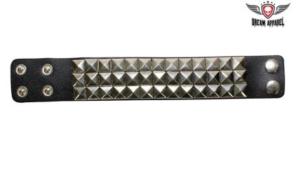 Studded Black Wristband