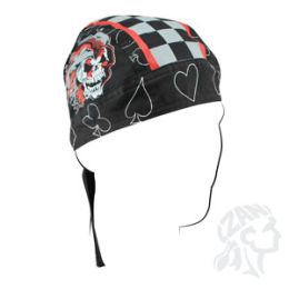 Skull Cap - Jester Skull Doo Rag Flydanna