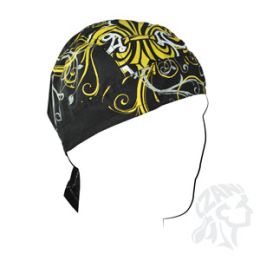 Skull Cap - Fleur De Lis2 Doo Rag Flydanna