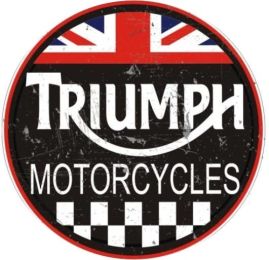 Triumph Motorcycle Logo Christmas Ornament