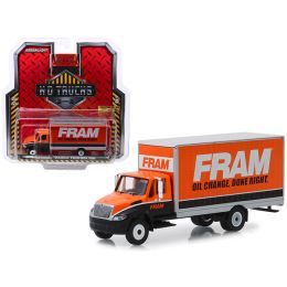 International Durastar Box Van "FRAM Oil Filters" "H.D. Trucks" Series 16 1/64 Diecast Model by Greenlight