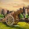 Robotime ROKR Wheeled Siege Artillery 3D Wooden Puzzle Game Toys for Children Kids KW801