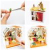 Robotime Wooden Dollhouse With Furnitures Birthday Gift DG105