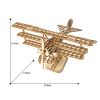 Robotime DIY 3D Wooden Puzzle Toys Assembly Model Toys Plane Merry Go Round Ferris Wheel Toys for Children TG301