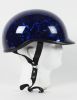 EXBYB - DOT POLO STYLE BONEYARD BLUE MOTORCYCLE HELMET