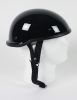 Gloss Black USA Novelty Motorcycle Helmet