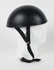 Flat Black Classic Motorcycle Helmet