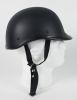 Flat Black Polo Novelty Motorcycle Helmet