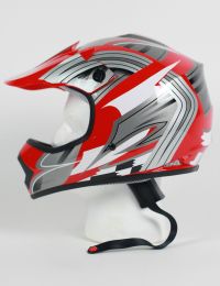 DOT ATV Dirt Bike MX Kids RedG Motorcycle Helmet