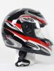 RZ80RG - DOT Full Face Red Graphic Motorcycle Helmet