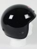 RMTBK - DOT Black 3/4 Motorcycle Helmet. Three Quarter Helmet