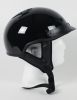 1VGB - DOT VENTED GLOSS BLACK MOTORCYCLE HALF HELMET BEANIE HELMETS