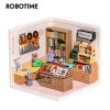 Robotime Rolife Super Creator Double Joy Bubble Tea Plastic 3D Puzzle DIY Miniature House Kit