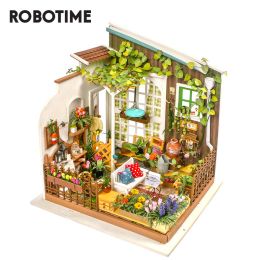 Robotime Rolife DIY Miniature Dollhouse Toys DG108 Miller's Garden (Option: Garden)