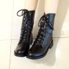 New Arrival Combat Military Boots Women's Motorcycle Gothic Punk Combat lovers Boots Female Shoes rtg56