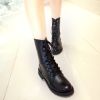 New Arrival Combat Military Boots Women's Motorcycle Gothic Punk Combat lovers Boots Female Shoes rtg56