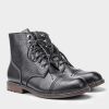 Natural Cow Leather Men Winter Boots Plus Size American Style 8111 Paratrooper Boots Warm Motorcycle boots Ankle Winter Shoes